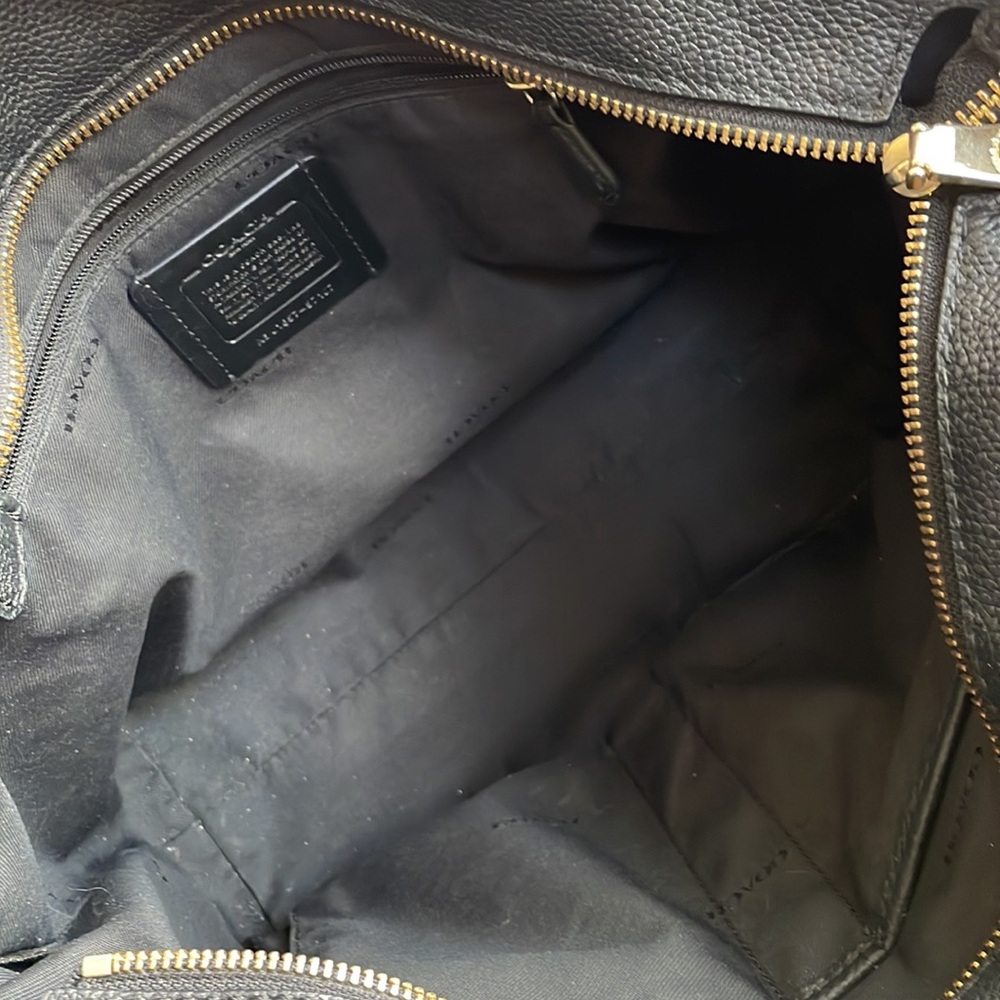 Coach Turnlock 27 Chain Leather Mollie Marley Tote Ava City - Picture 9 of 12
